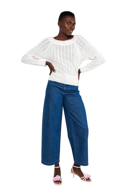 BLUTSGESCHWISTER DELICIOUS SUMMER, DREAMY WHITE KNIT