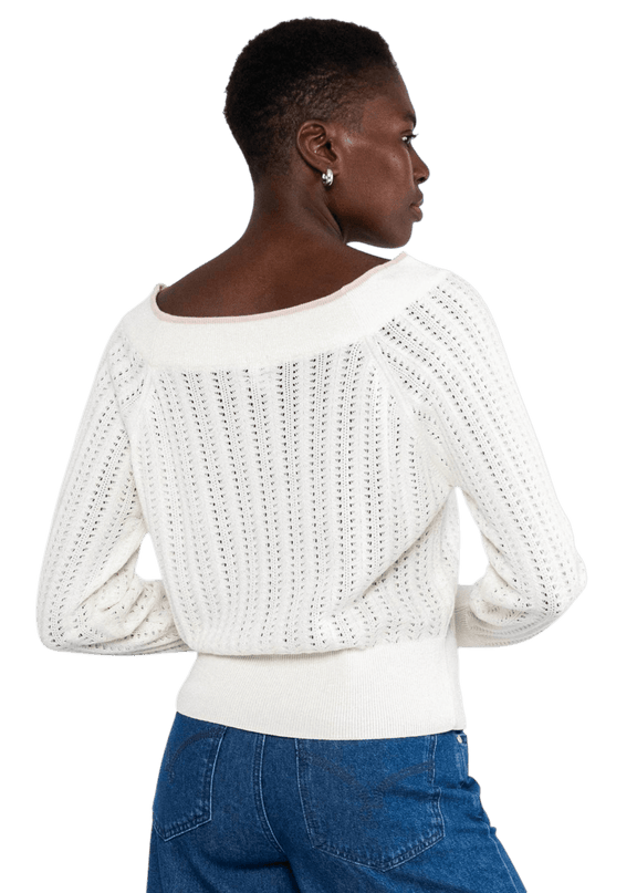 BLUTSGESCHWISTER DELICIOUS SUMMER, DREAMY WHITE KNIT