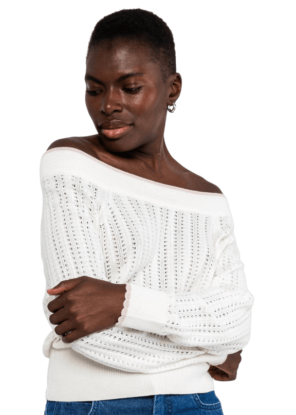 BLUTSGESCHWISTER DELICIOUS SUMMER, DREAMY WHITE KNIT