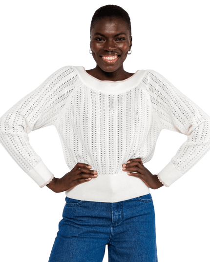 BLUTSGESCHWISTER DELICIOUS SUMMER, DREAMY WHITE KNIT