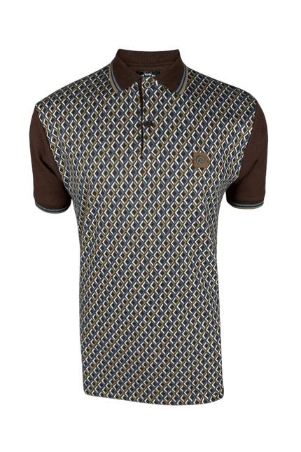 TROJAN Diamant Jacquard Polo