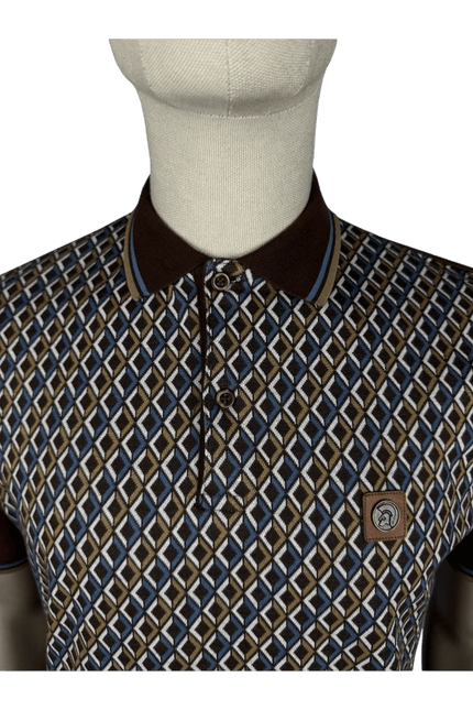 TROJAN Diamant Jacquard Polo