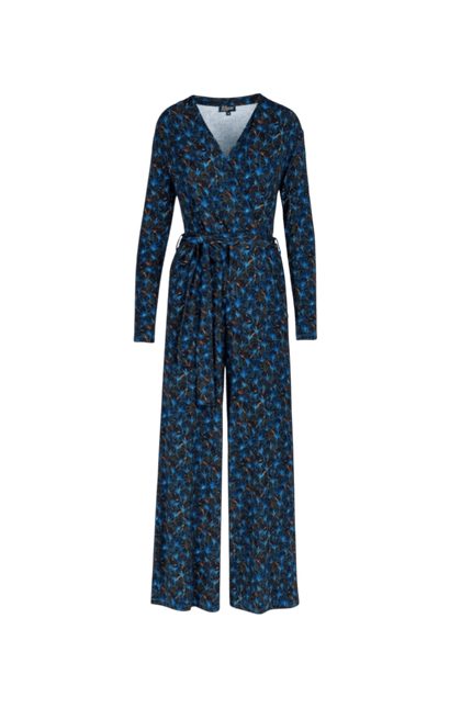 LALAMOUR Diana Leafpattern Blue