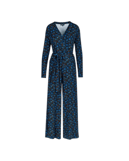 LALAMOUR Diana Leafpattern Blue