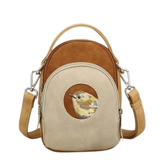 Hi-DI-HI Ditty Hand-/schoudertas/crossbody Beige-Cognac-Peach