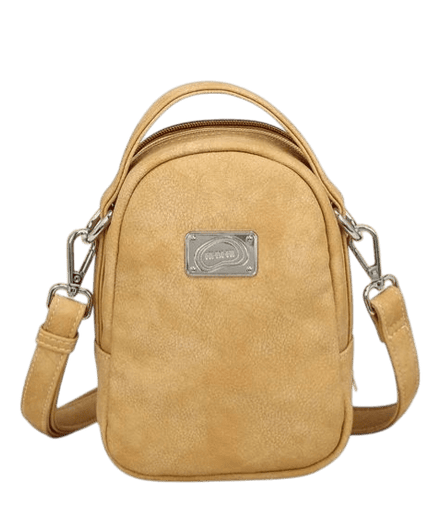 Bolso de mano/bandolera Ditty de Hi-Di-Hi, beige-coñac-melocotón