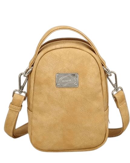 Hi-DI-HI Ditty Hand-/axelväska/crossbody Beige-Kognac-Persika