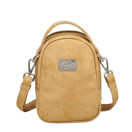 Hi-DI-HI Ditty Hand-/schoudertas/crossbody Beige-Cognac-Peach