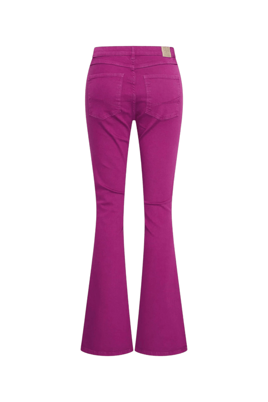 CLOUD9 broek Dora flared leg, berry