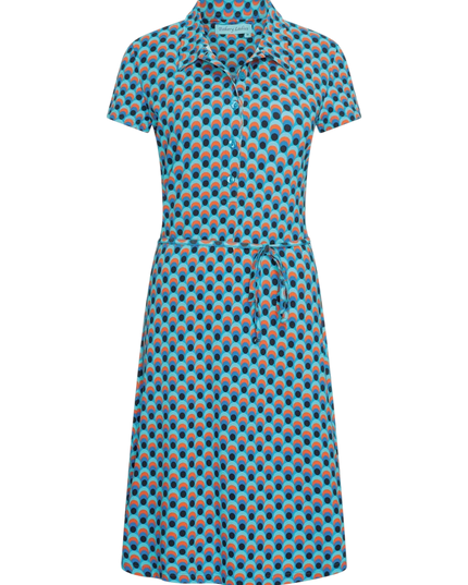 Dress polo Tilly Blue Curacao
