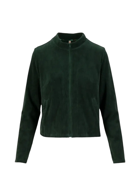 Jolly Zip Up feine Nadel grün