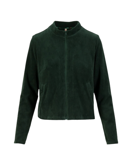 Jolly Zip Up fine needle green