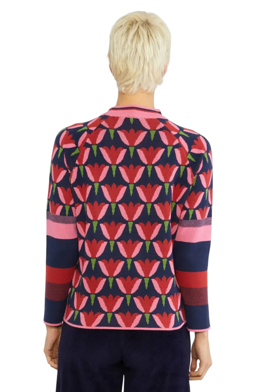 BLUTSGESCHWISTER Knitted Jumper Cold Day Warm Heart