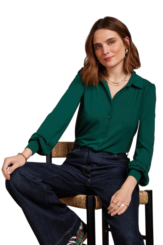 Carina Blouse Viscose Light", Urban green