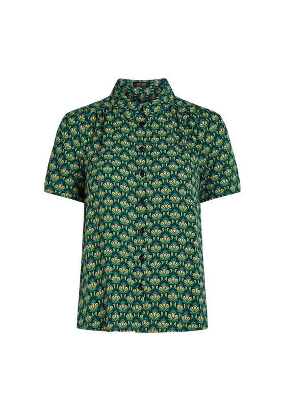 KING LOUIE Maisie Blouse Toulouse Dobby