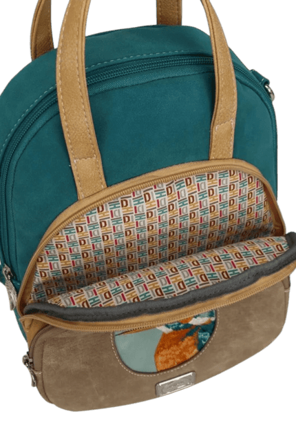 Hi-DI-HI Eggy – Beige/Peach/Petrol Ijsvogel
