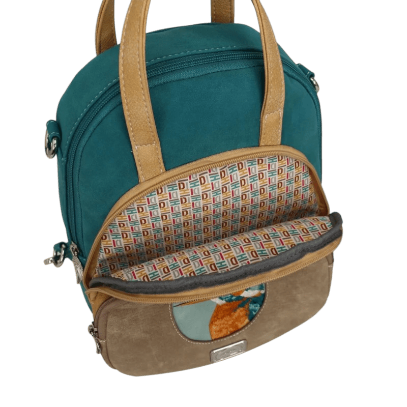 Hi-DI-HI Eggy – Beige/Peach/Petrol Ijsvogel