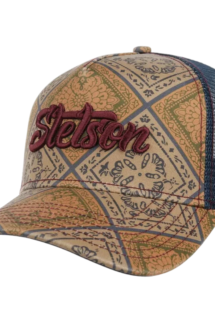 STETSON TRUCKERCAP VINTAGEPRINT