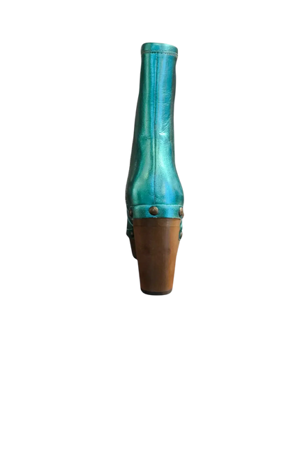 Isabell turquoise métallique
