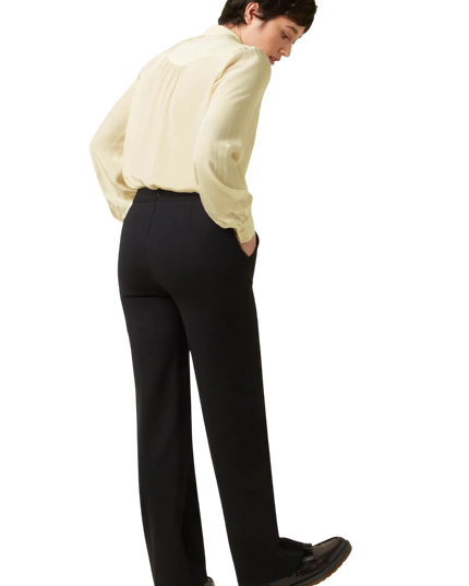 GARBO PINTUCK PANTS UNI RODEO BLACK