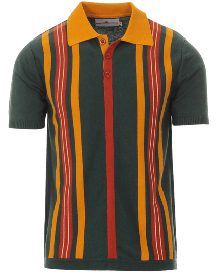 Farlowe Mod Stripe Knit Polo Top PP