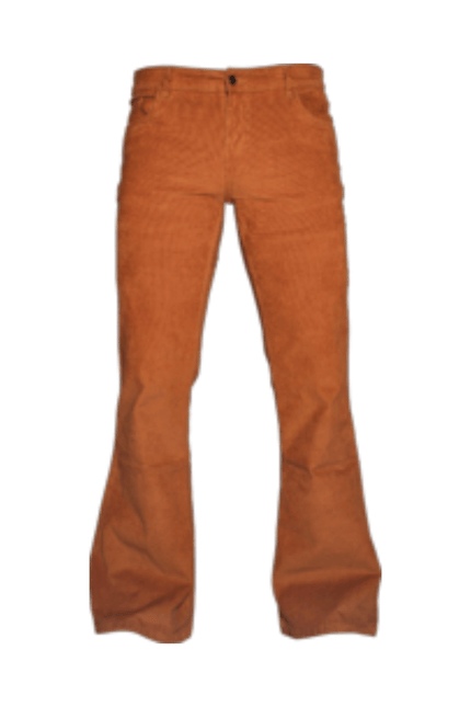 CHENASKI broek Flare Corduroy fawn