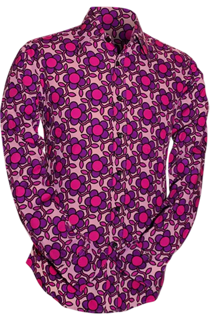 CHENASKI blouse FLOWERGRID