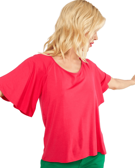 BLUTSGESCHWISTER Fly Little Bird", rouge rubis vif