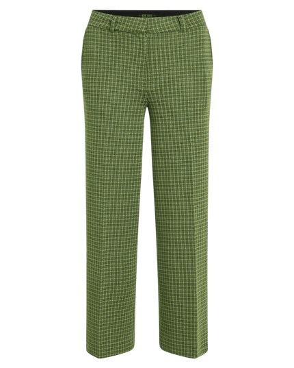 Federica Pants Ivy Check guacemole