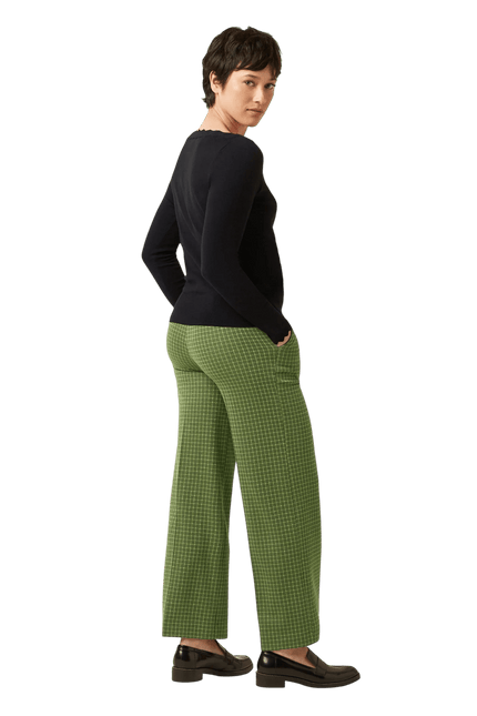Frederica Hose Ivy Check Guacamole