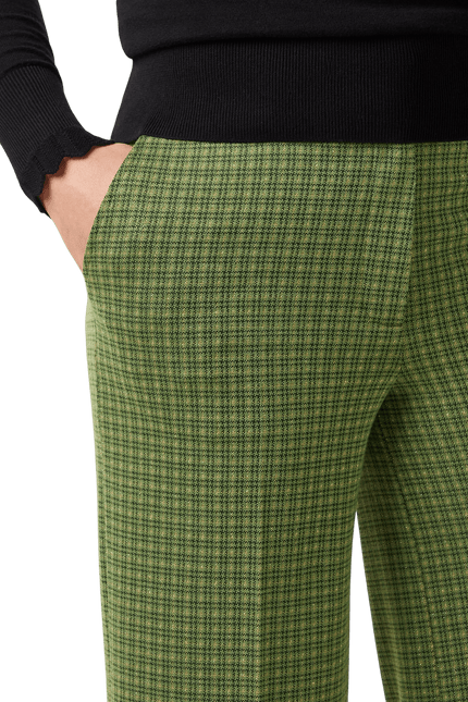 Frederica Hose Ivy Check Guacamole