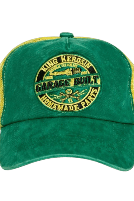 Garage Built Grün Gelb