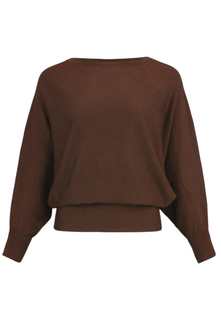 HEART sweaterTOP GARDA, BROWN