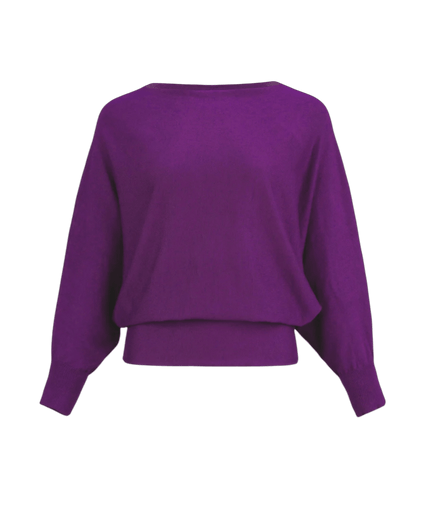 HEART stickad topp GARDA, fuchsia