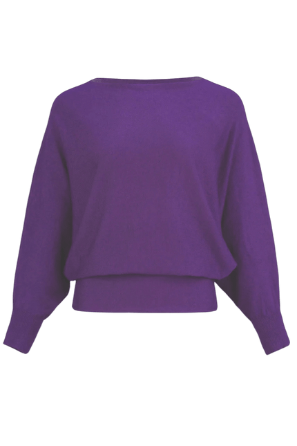 HEART sweaterTOP GARDA, PURPLE