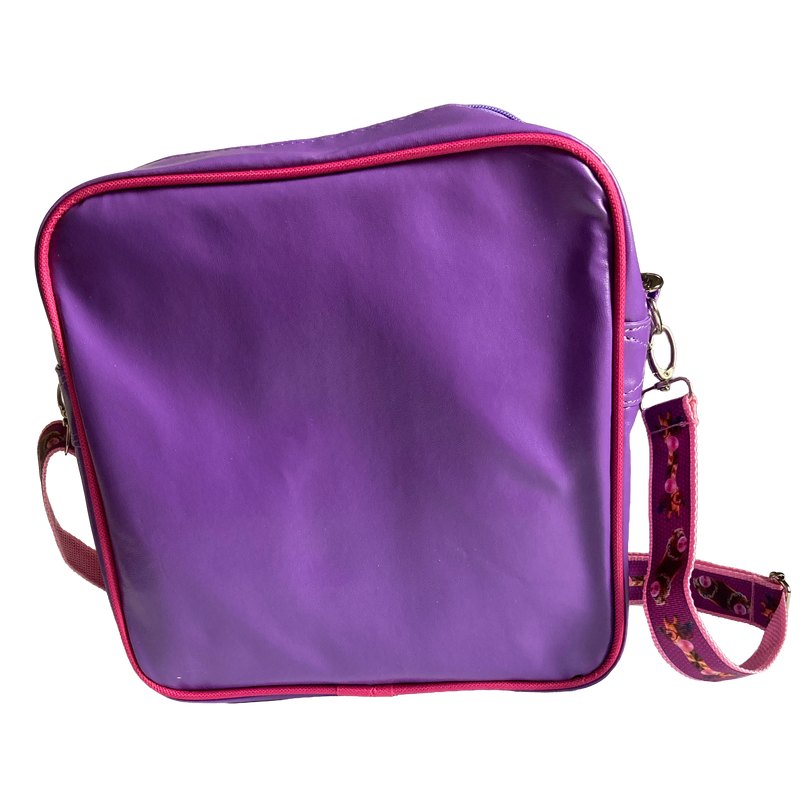 KUNSTBOER SQUARE SHOUDERBAG GIRAFFE BUBBLE GUM