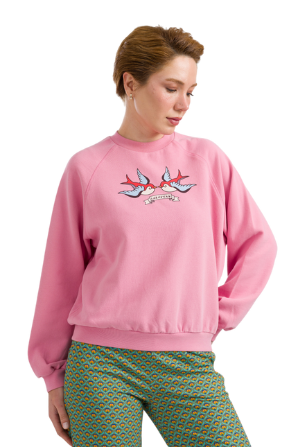 LALAMOUR Grace Sweater Pink