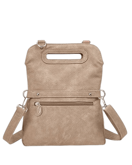 hand- / schoudertas / clutch "King Fisher", pink/ beige