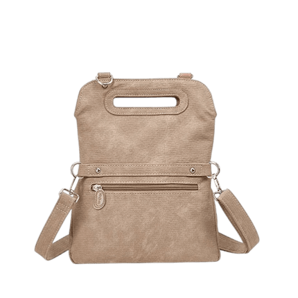 hand- / schoudertas / clutch "King Fisher", pink/ beige