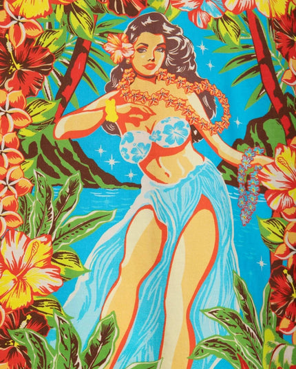 HAWAI BLOUSE, HULA GIRL