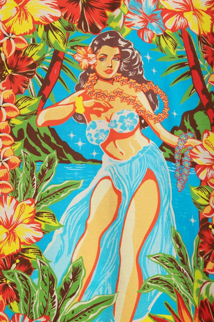 HAWAI BLOUSE, HULA GIRL