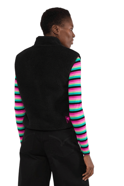 BLUTSGESCHWISTER Heat up Weste, Black Onyx Teddy
