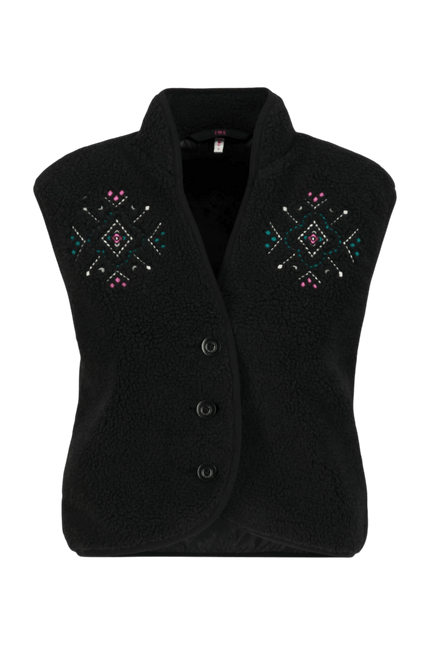 BLUTSGESCHWISTER Heat up Weste, Black Onyx Teddy