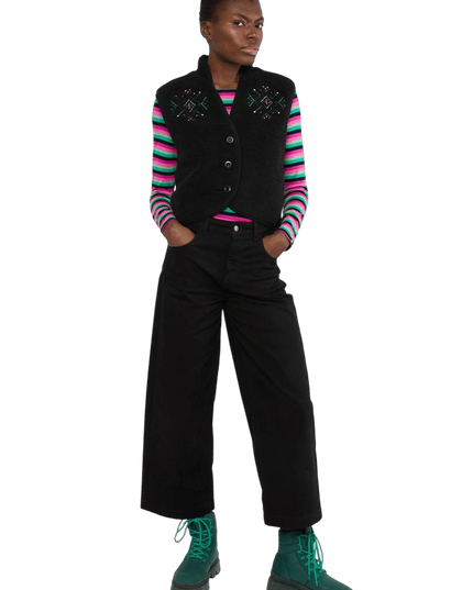 BLUTSGESCHWISTER Heat up Vestover, black onyx teddy