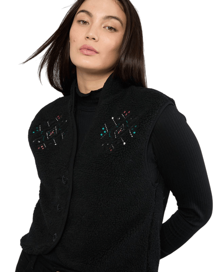 BLUTSGESCHWISTER Heat up Vestover, black onyx teddy