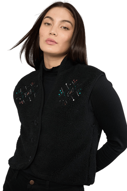 BLUTSGESCHWISTER Heat up Weste, Black Onyx Teddy