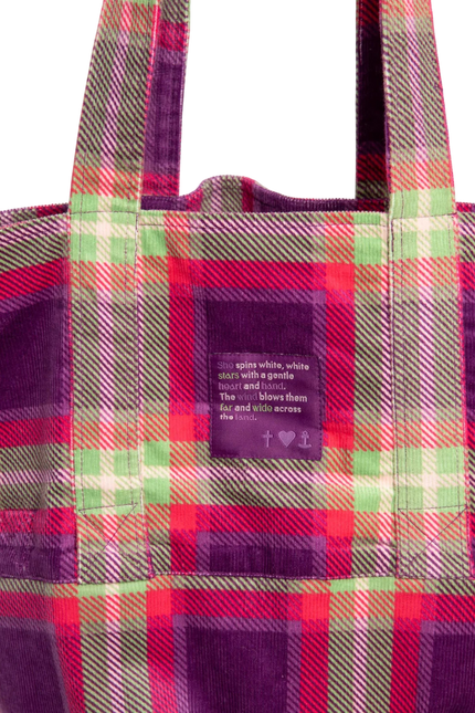 BLUTSGESCHWISTER TAS Heather Glen Foldable Bag check on me