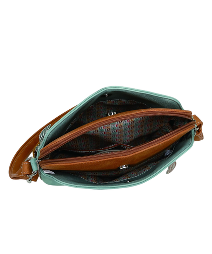 BOLSO HI-DI-HI "WHISTLE", AZUL CLARO/VERDE/NARANJA/PASTEL