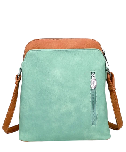 BOLSO HI-DI-HI "WHISTLE", AZUL CLARO/VERDE/NARANJA/PASTEL