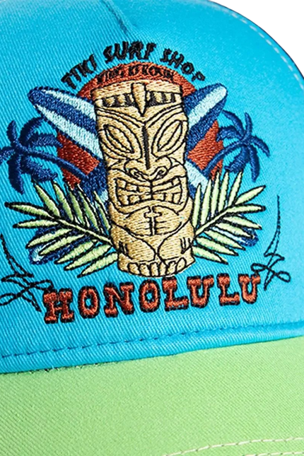 KING KEROSIN TRUCKERCAP, Honolulu blauw